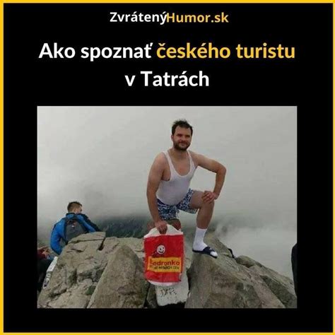 Český turista v Tatrách